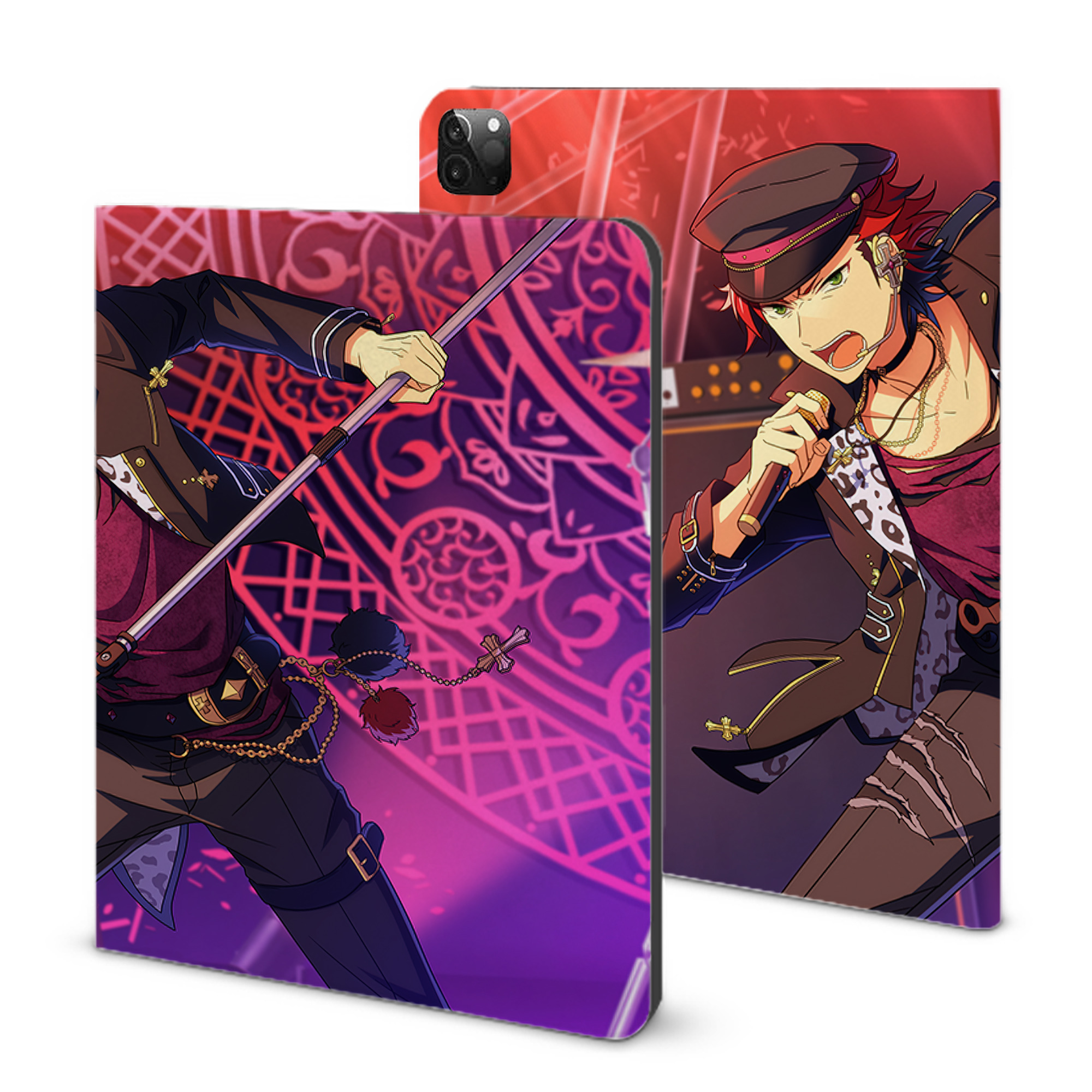 （画像用） あんさんぶるスターズ! Ensemble Stars IPadケース ペンホルダー付き ブックスタイルデザイン
